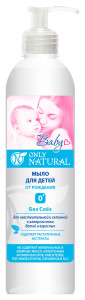 Мыло жидкое Only Natural Baby Без слез, для новорожденных, 400мл
